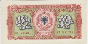 Albania 10 Leke 1957 Pick 28 UNC  - Picture 1 of 1