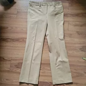 Talbots Women Tan Dress Pants Size 4P Office Workwear Business Casual Neutral - Picture 1 of 6