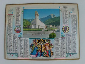 ALMANACH DES PTT 1969 - Neue Kirche von Savines-le-lac, HAUTES-ALPES 05 - Bild 1 von 1