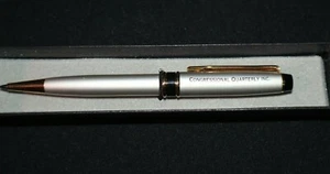 Pluma publicitaria vintage Congressional Quarterly Inc. ~ nueva en caja, aprox. Años 90 - Imagen 1 de 5