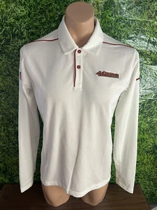 San Fransisco 49ers Football White Nike Long Sleeve Polo Shirt M - Picture 1 of 5