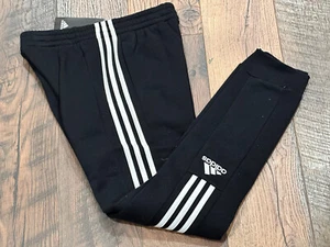 Youth Girls adidas Black Fleece Joggers Size XL (16) - NWT - Picture 1 of 7