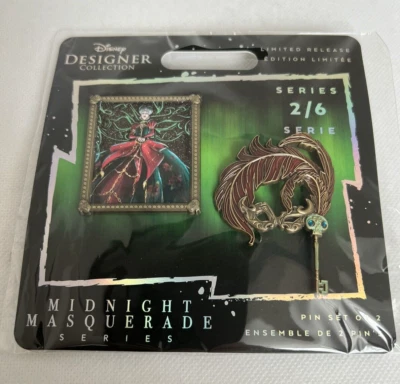 Disney Pin Medianoche Mascarada Dama Tremaine Pin Insignia Conjunto Diseñador Cenicienta - Imagen 1 de 4