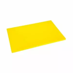 Hygiplas Chopping Board in Yellow - Low Density - 10 x 300 x 450mm - Picture 1 of 6
