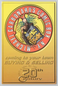 Postcard Michael Cardonaro's Comic Box Ad New York Continental 4x6 - Imagen 1 de 2