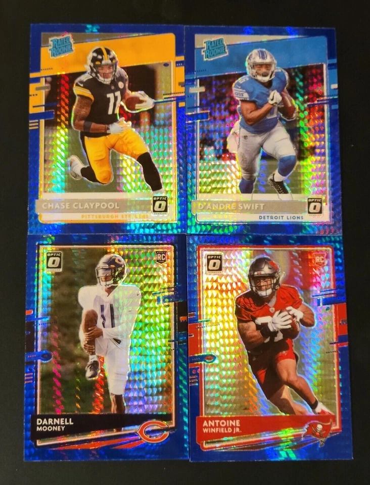 2020 Donruss Optic Football BLUE HYPER PRIZMS with Rated Rookies You Pick - Image 1 of 1