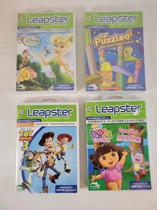 Leap Frog Leapster Toy Story 3 Learning Game & 3 More Game - Two Are New - Picture 1 of 13