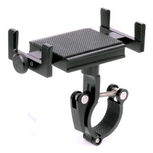 Supporto Telefono Multifunzione Girevole in Metallo per Biciclette Supporto Moto - Foto 1 di 25