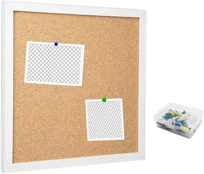 Corkboards for Wall, Cork Board Bulletin Board for Walls with Frame Cork Board T - Image 1 of 4