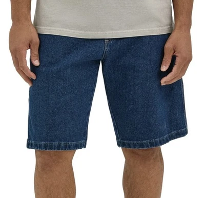 Wrangler Mens 46 Carpenter Dark Indigo Blue Denim Jean Short Work Five Star NWT - Image 1 of 4