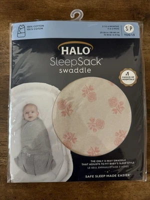 Saco de dormir HALO 100 algodón - bebé floral recién nacido Foto 1 de 2