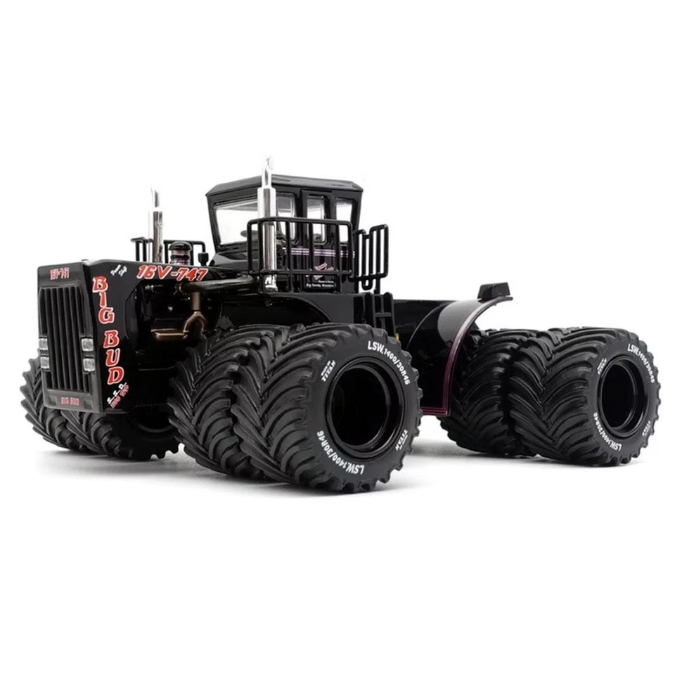 First Gear 1/32 Black Big Bud 16V-747 Titan LSW 4WD Tractor 10-4393 - Image 1 of 4