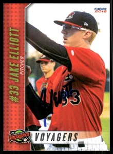 2016 Great Falls Voyagers JAKE ELLIOTT Signed Card autograph auto white sox - Picture 1 of 1