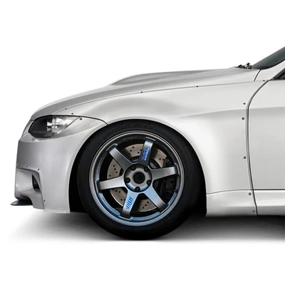 For BMW 335d 09-11 HX Style Fiberglass Wide Body Front Fender Flares Unpainted - Изображение 1 из 4