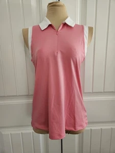 Tommy Bahama Damen Golf Tennis Aktiv Shirt MEDIUM pink 1/4-Reißverschluss neu mit Etikett LSF - Bild 1 von 11