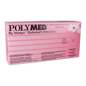 Polymed® Latex Untersuchungshandschuh, Medium, elfenbein - 1000er Etui - Bild 1 von 4