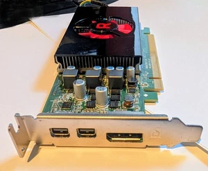 Dell AMD Radeon RX 640 4GB GDDR5 - SFF Video Graphics Card 06044M Low Profile - Picture 1 of 4