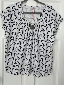 Black And White Size16/18 Matisotatop BNWT - Picture 1 of 6