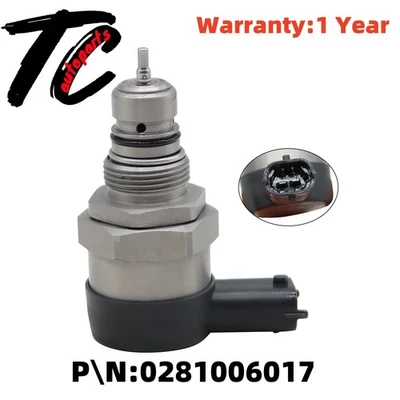 Fits For AUDI A4 A5 A6 S6 A7 2.7 3.0 TDI Fuel Rail Pressure Valve 0281006017 - Изображение 1 из 3