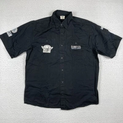 G Unit Shirt Mens XXL Heavy Weight Hip Hop Rap Streetwear Patches Y2K 50 Cent - Image 1 of 4