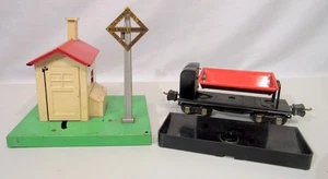 Lionel Lot 2 Vorkrieg Spur O Zug Stücke Auto Gatemen Cross & Du (EZS003884) - Bild 1 von 12