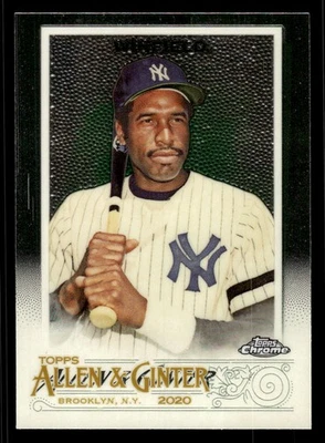 2020 TOPPS ALLEN & GINTER CHROME DAVE WINFIELD 91 MINT BASEBALL NEW YORK YANKEES - Image 1 of 2