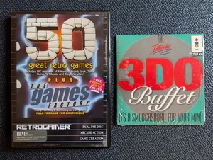 50 tolle Retro Spiele IMB CD Spiel 2004 & 3DO Buffet Interplay 1994 CD ROM Spiel - Bild 1 von 14