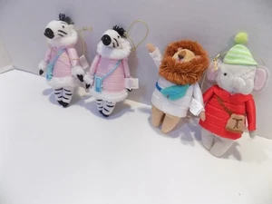 Zielgruppe 4 Zootiere Weihnachtsschmuck NEU mit Etikett - Bild 1 von 3