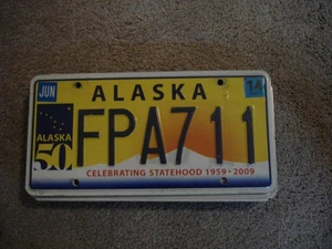 ALASKA 50 AÑOS * MATRÍCULA COMPRA TODOS LOS ESTADOS AQUÍ ENVÍO GRATUITO - Imagen 1 de 1
