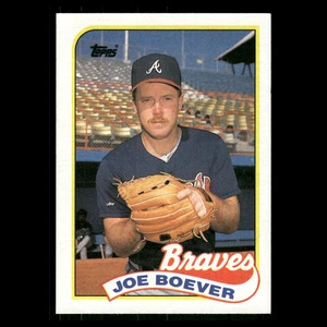 Tarjeta de béisbol Joe Boever #586 1989 Topps Atlanta Braves MLB - Imagen 1 de 3