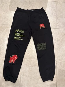 Saturdays NYC Sig Zane Ditch Mānoa Baumwoll-Jogginghose mit Logo-Stickerei Größe M - Bild 1 von 3