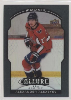 2020-21 Upper Deck Allure Rookie Black Rainbow Alexander Alexeyev #86 Rookie RC - Image 1 of 2