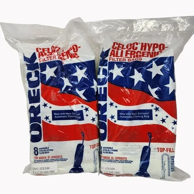 Oreck PK20008DW 16 Hypo Allergenic Filter Bags for XL Upright Vacuums - image 1 of 4