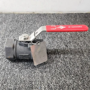 KF Controls 2" NPT WCB NACE Ball Valve, 2000 WOG - Picture 1 of 6