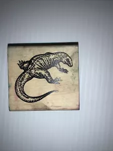 Rubber Hedgehog Rubber Stamp 2004 Komodo dragon - Picture 1 of 4