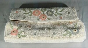 Vintage "Magid" Perlen Clutch Handtasche (siehe Beschreibung) (e) - Bild 1 von 8