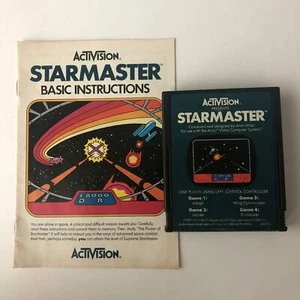 STARMASTER Activision for Atari 2600 AX016 Original Game Cartridge and Manual - Picture 1 of 1