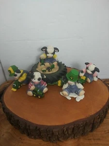 Vintage Set Of 5 Mary's Moo Moos Figurines ...b1 - Bild 1 von 14