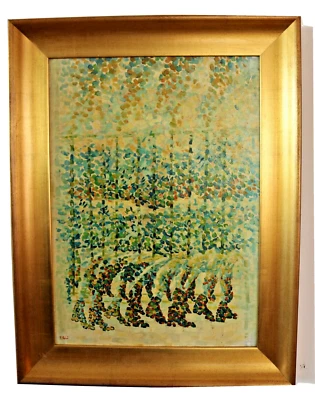 Dipinto futurista copia "Bambina che corre sul balcone" di Giacomo Balla - Immagine 1 di 4