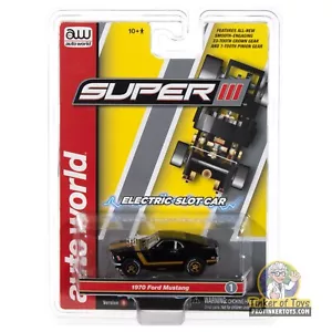 Super III 1970 Ford Mustang (Black) 1B | SC413 | Auto World - Picture 1 of 4