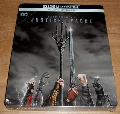 League of Justice (Zack Snyder's Justice League) 4K UHD + Bd Steelbook New - Image 1 of 4