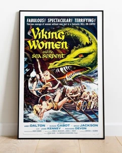 Wikinger Frauen und die Seeschlange Repro Film Foto/Poster bis 36"x24" - Bild 1 von 2