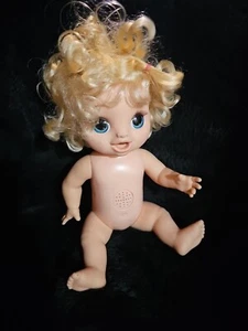 Baby Alive Happy Hungry Baby Interactive Doll 50+ Sounds Blonde Talks Eats Potty - Picture 1 of 13