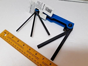 Allen USA 5 pc Metric Long Hex Key Fold-Up Set 56396 4 5 6 8 10mm MM Bicycle - Picture 1 of 6