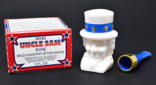 Vintage (1975) AVON Pipe Series - UNCLE SAM "Wild Country" Aftershave - NIB RARE