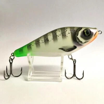 Hybrida J 2 Jerkbait ACK-SONDERFARBE UV Salt & Pepper Jerkbait - Bild 1 von 2