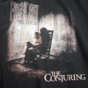 six flags fright fest hoodie The Conjuring Men's XL Black Halloween - Picture 1 of 16