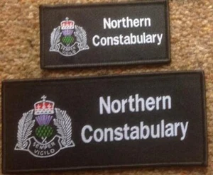 British NORTHERN CONSTABULARY Bobbies LARGE breast Patch - Picture 1 of 1