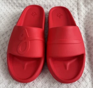 John Geiger EVA Slides Solar Rojo Talla 10 Día de San Valentín Edición Limitada AGOTADO - Imagen 1 de 7