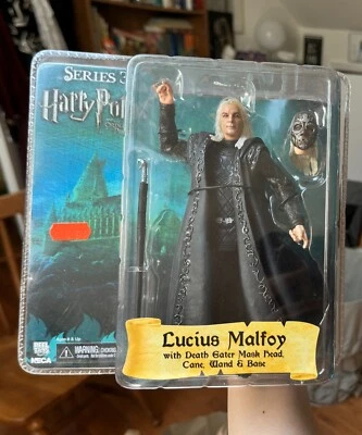 Figura de acción Lucius Malfoy Harry Potter Serie 3 Orden del Fénix NECA Foto 1 de 3